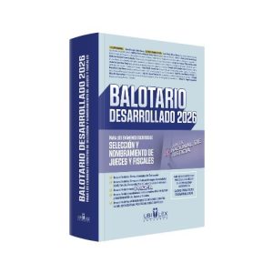 Balotario desarrollado para los exámenes escritos de selección y nombramiento de Jueces y Fiscales
2026